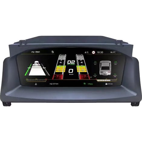Digitales Armaturenbrett-Cluster, kompatibel mit VW T6 2016-20, 12,3 Zoll HD IPS-Bildschirm, mehrere Fahrmodi, Für T6 16-20 Jahre (1/2)