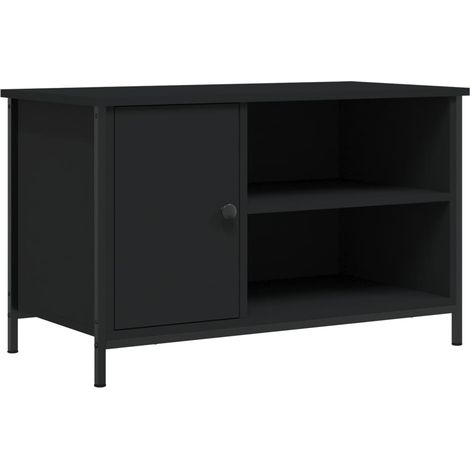 Maison Exclusive - TV-Schrank Schwarz 80x40x50 cm Holzwerkstoff