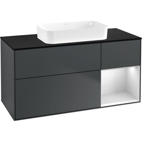 Villeroy & Boch F712MTHG Armoire sous-lavabo Finion F71 (1/2)