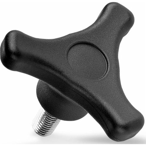 Volantino 3 bracci Ø 80mm con perno M10x30mm (1/2)