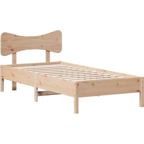 Maison Exclusive - Giroletto senza Materasso 75x190 cm in Legno Massello di Pino