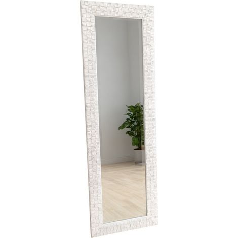 138cm Full-Length Mirror - L3 x W46 x H138 cm - White