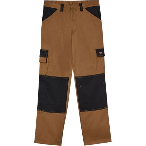 Dickies EVERYDAY pantalone da lavoro multitasche bicolore Cachi Tasche Nero 52 (1/5)