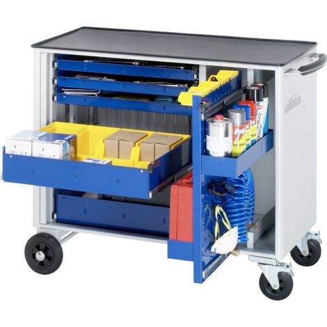 Chariot à outils Rau avec 5 tiroirs métal l x p x h 1025x520x890mm (1/4)