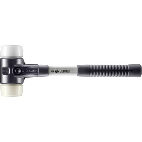 HALDER SIMPLEX Superplastik- / Nylonhammer mit verstärktem Tempergussgehäuse und Glasfaserstiel - D=60 mm - 3778.060 (1/5)