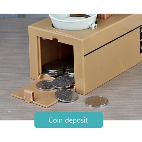 Set de regalo de hucha con forma de perro y gato - Animales inteligentes - Ahorros (1/5)