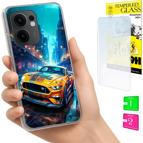 Schutzhülle für Oppo Reno 13F 5G / 13 FS 5G (Gehäuse, Rückseite + Glas) (1/5)