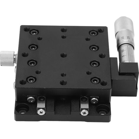 Table linéaire de précision à axes manuels X, plateforme de glissement haute exactitude pour inspection et positionnement (1/5)