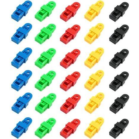 Jeu de 30 Pince pour bache,tendeur Elastique,Clips pour bache, Attache bache,tendeur bache,Pince bache (1/5)