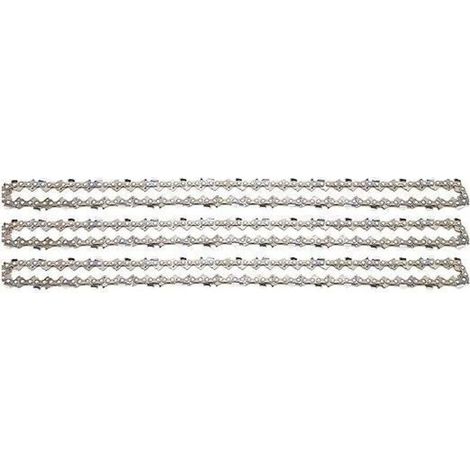 Chaine tronconneuse 3 x Chaînes de tronçonneuses 45cm .325" 68 maillons d'Entraînement 1.6 mm compatible avec Stihl Husqvarna Dolmar Makita et autres accessoire pour tronçonneuse (1/5)