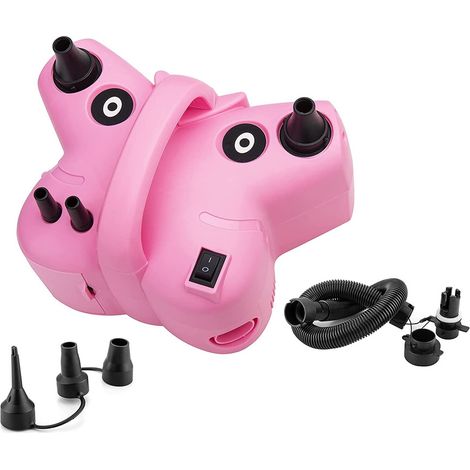 Pompa a sfera elettrica multifunzione MINKUROW - Leggera e portatile - Gonfiaggio per palloni, letti gonfiabili, letti galleggianti, piscine, boe, tra gli altri (1/4)