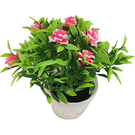 Soins du corps sains - 1 rose artificielle en pot pour scène, jardin, mariage, maison, fête - Accessoires de décorationrose (1/5)