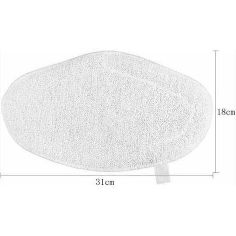 Lingettes Microfibre - Pour Balai Vapeur Polti Vaporetto SV440 SV450 Smart 100 T B - Lavables 100 Cycles - Lot De 8 (1/5)
