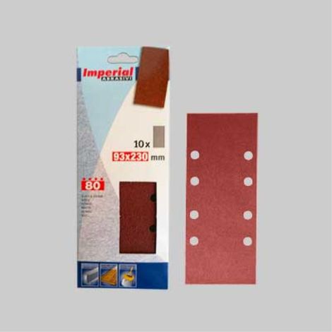 Foglio abrasivo 93x230 mm grana 120 - 10 pezzi IMPERIAL ABRASIVI (1/2)