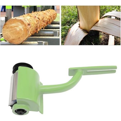 Timber Log Debarking Tool Peeler Wood Grooving Chainsaw Debarker Attachment 5" (1/5)