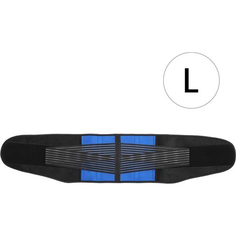 Ceinture lombaire élastique ajustable, protectrice et chauffante, gaine de maintien corporel pour modelage et soutien du dos. (1/5)