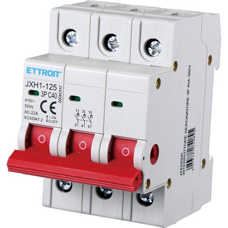 ETTROIT Lasttrennschalter 3P 40A 380V JX434000