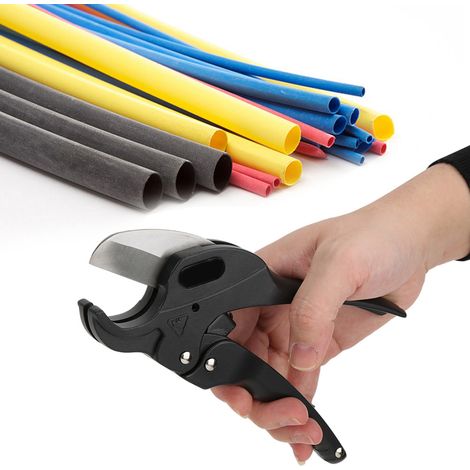 Coupe-tuyau, ciseaux pour tuyaux PVC, outil de coupe pour tubes en plastique, longueur totale 190 mm