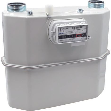 Membran-Fiskalgaszähler g25 nach 2"1/2 int.335mm port.0,25/40mc/h pmax 0,5bar