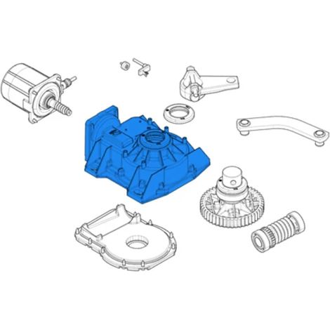Boîtier en aluminium CAME 119RIA013 pour motoréducteur FROG (pièce de rechange) (1/5)
