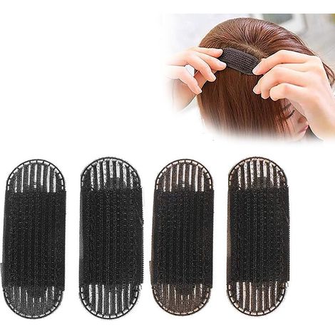 4 Pièces Pince à Cheveux Frange Tampon Éponge Volume Racine Insertion Invisible Épingles à Cheveux pour Coiffage (1/5)