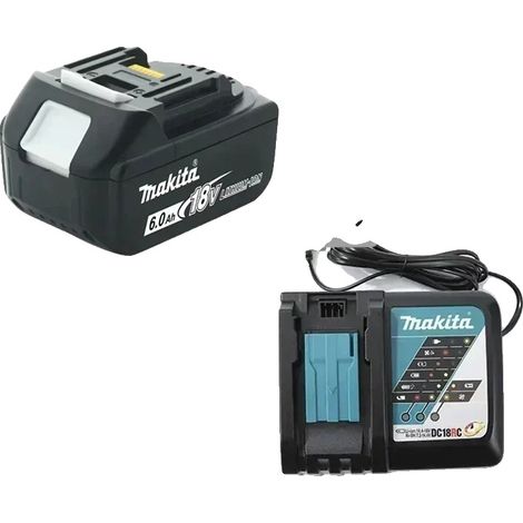 Batteria, 18V, 6000mAh, 1 pz - Caricabatterie da 6Ah (1/2)