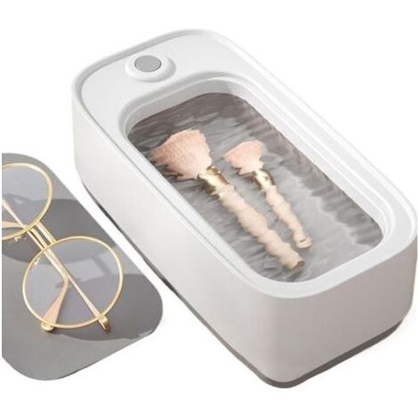 Kaelt - Machine de nettoyage de lunettes à ultrasons, machine de nettoyage à ultrasons pour bijoux - Machine portative multifonctionnelle de nettoyage des yeux,Nettoyeur de bagues à bijoux (1/4)