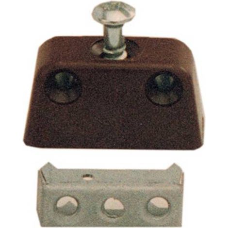 SC GIUNZIONE TRAPEZOIDALE MARRONE C/VITI 4 PZ
