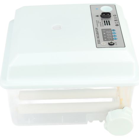 Incubateur à œufs avec contrôle automatique de la température, machine à éclore pour volailles, retourneur pour 16 œufs de poules, oies et canards, blanc, prise US 100 à 240 V (1/5)