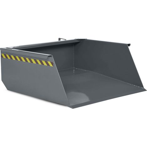 RR Industrietechnik Staplerschaufel Typ RS-75 1390x1615x550mm 750dm³ RAL 7005 Mausgrau