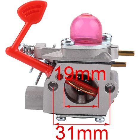 Carburatore WT-875 ref. 545081855 compatibile con soffiatori BVM200VS P200C 25cc, pezzo motore compatto per soffiatori da giardino domestici (1/5)