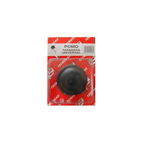 Schwarze Universalabdeckung mit Knopfschraube Tecnhogar Ref. 01443