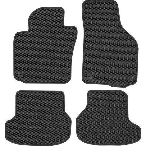 Tappetini dedicati per VW Golf VI Cabrio dal 2010 al 2016 - EVA A NIDO D'APE NERI (1/5)