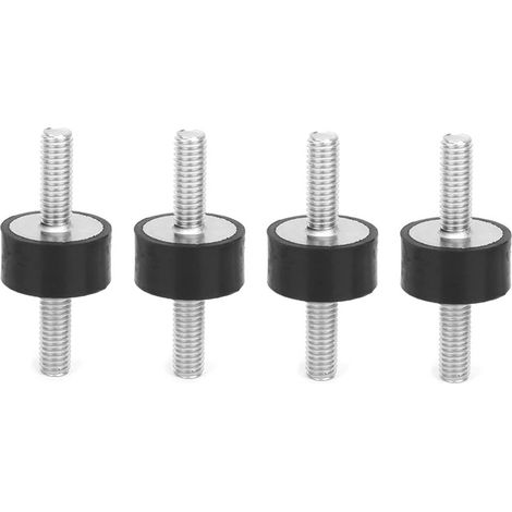 4 Pieces M6 Anti-Vibration Rubber Shock Absorber Noise for Compressor Pump Motor Boat Auto (1/5)