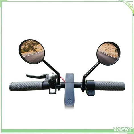 Rétroviseurs 2 pièces, verre arrière de remplacement avec réflecteurs pour scooter électrique M365 (1/4)