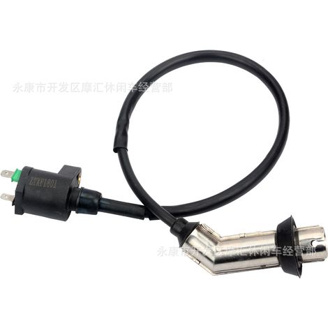 Motorcycle ATV Beach Buggy Scooter Assist GY6 50/150CC Metal Elbow High Voltage Transformer CDI Ignition Coil (1/4)