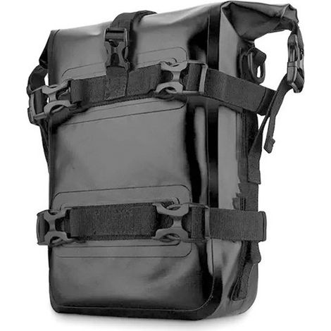 Motorrad-Hecktasche, wasserdichte TPU-Hecktasche, Motorrad-Seitentasche, Reisetasche, Schultertasche, 8-Liter-Multifunktionstasche mit Schnellverschluss und verstellbarem Fach (1/5)