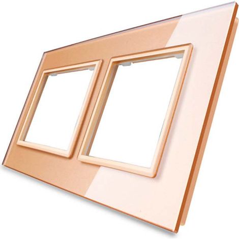 Façade en verre doré 2x évidements