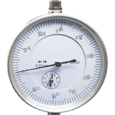 Comparateur Centesimal professionnel, résolution 0.01 mm pour base magnétique, 0-10 mm (1/5)