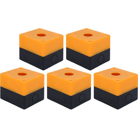 pièces Boîtier d'arrêt d'urgence Bouton de commande Interrupteur Jonction étanche Jaune 22 mm BX1&820922