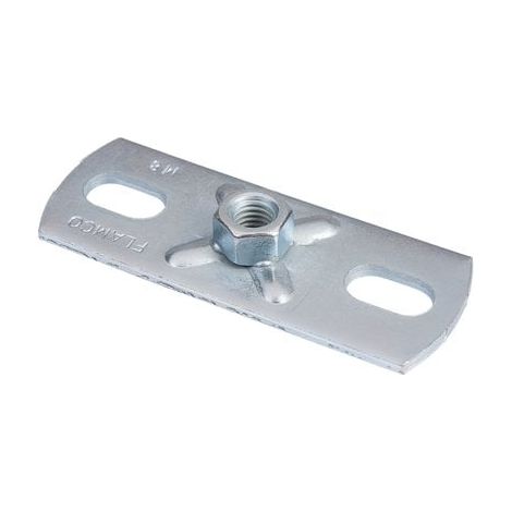 Platine rectangulaire - Femelle M10 - Flamco