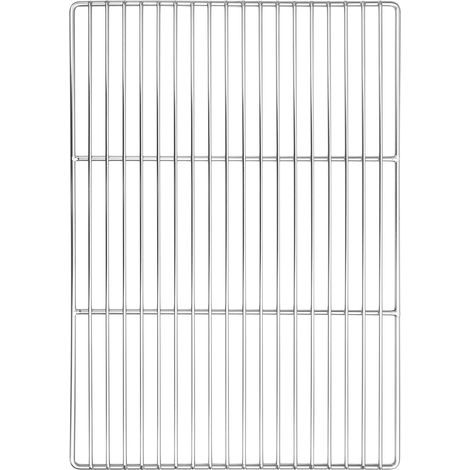vidaXL Grill Grate Silver 50 x 35 cm Stainless Steel (1/5)
