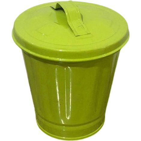 Mini poubelle en métal, pratique pour les besoins-Vert (1/2)