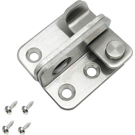 Cadenas à moraillon pour porte, petit verrou antivol, cadenas en acier inoxydable à bascule, ouverture à droite (1/5)