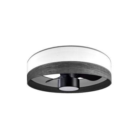 FABRILAMP Ventilator Dc 24w Olga Weiß/mad.schwarz-schwarz 3 Flügel 6 Vel. 2390lm 3 Farben, Fernbedienung,Speicher,Timer 70d (1/3)