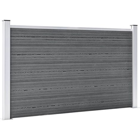 Maison Exclusive - Gartenzaun WPC 353x106 cm Grau
