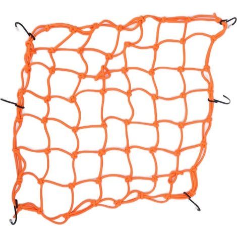 Filament de latex de maille de casque de moto pour les véhicules électriques voitures de sport tout-terrain (Orange) (1/5)