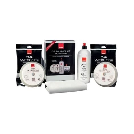 RUPES 9.UFINE180KIT D-A POLISHING Kit 180 Ultra-FINE Polish Ultra FINE, 2 TAMPONI, Panno Microfibra