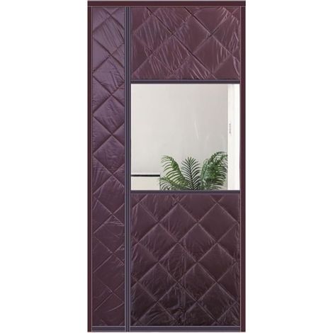 (Coffee,130x210cm) Rideau De Porte Magnétique Visible Isolation Thermique Largeur Rideau De Porte Coupe Vent Rideau De Porte Fenêtre Visible Couverture Insonorisée Chaude (1/5)