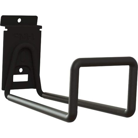 Wandmontierte Fahrradhalterung mit klappbarem Haken, Wandaufbewahrung für Fahrräder, Fahrradhalter, Zubehör für Garage oder Zuhause (Schwarz) (1/5)
